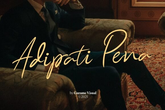 Adipati Pena: A Handwritten Script Font That Brings Warmth to Brand Identity Work