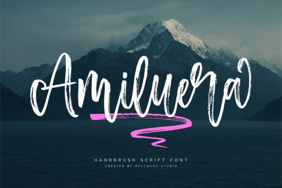 Amiluera: A Luxurious Script Font for Marketers