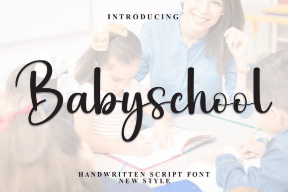 Babyschool Font: Elegant Script for Crafters