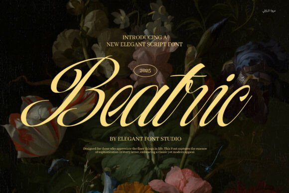 Beatric: A Graceful Script Font for Editorial Design