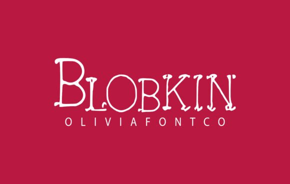 Blobkin Font: Handwritten Elegance for Crafters