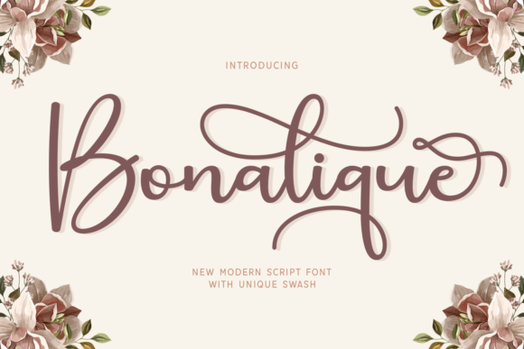 Bonalique Script Font: Elevate Your Handmade Product Design