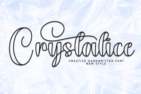 Crystalice: A Script Font That Brings Elegance to Handmade Products