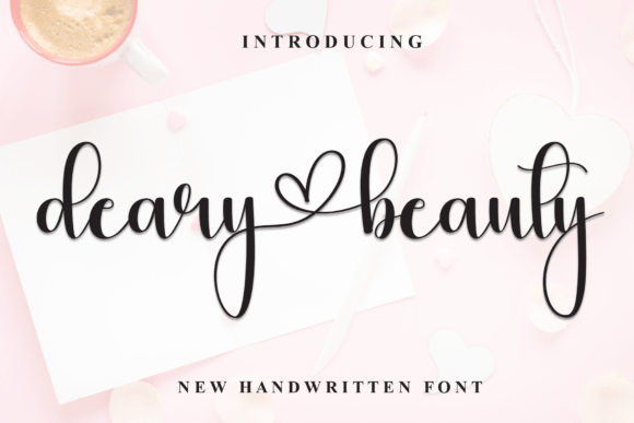 Deary Beauty: A Handwritten Font for Warm Editorial Design
