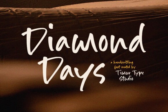 Diamond Days: A Handwritten Script Font That Elevates Digital Brand Storytelling