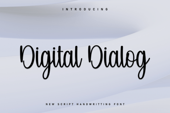Digital Dialog Typeface for Modern Web and Brand Design