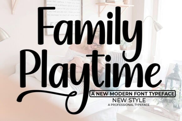 Family Playtime Typeface for Modern Web Design