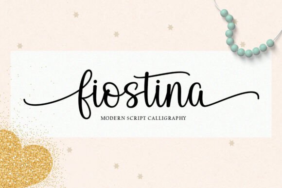 Fiostina Script: A Romantic Typeface for Engaging Brand Content