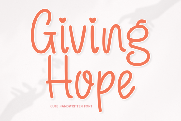 Giving Hope: A Stylish Font for Creative Projects