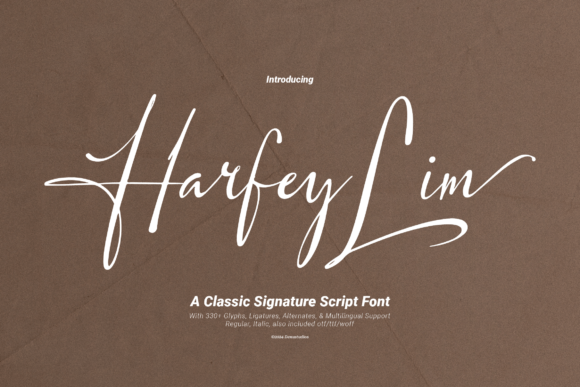 Harfey Lim: A Script Typeface for Thoughtful Editorial Design