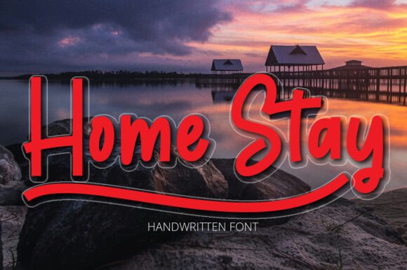 Home Stay Font: A Handwritten Script for Brand Identity