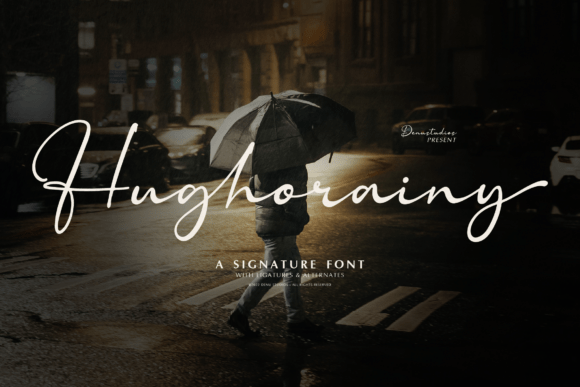 Hughorainy: Elegant Script for Creative Makers