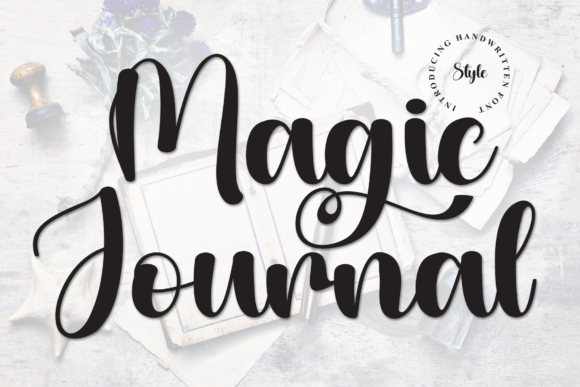 Magic Journal: A Handwritten Display Font for Authentic Branding