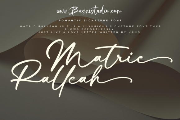 Matric Ralleah Font Review
