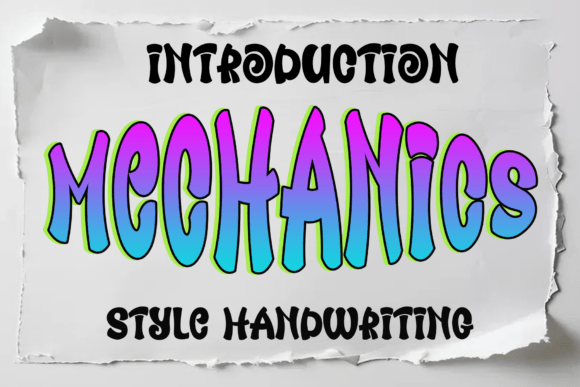 Mechanics Font: Graceful Script for Brand Campaigns