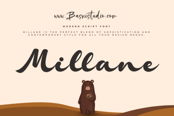 Millane: A Modern Script Font for Creative Projects