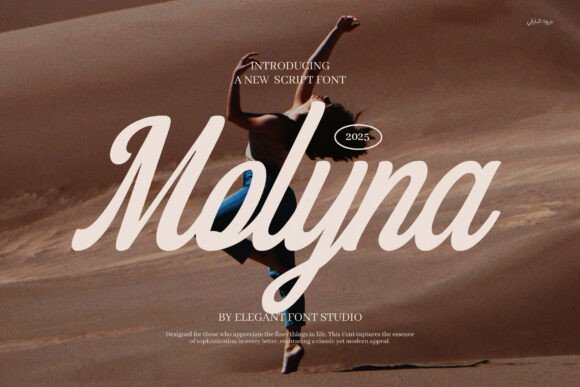 Molyna Script Font: Elevate Your Brand Content with Elegant Typography
