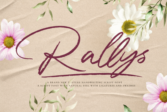Rallys Font Review: A Handwritten Script with Genuine Inked Texture