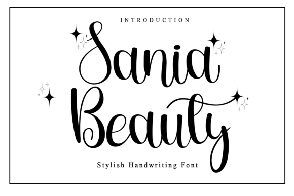 Sania Beauty: A Handwritten Font for Small Business Branding
