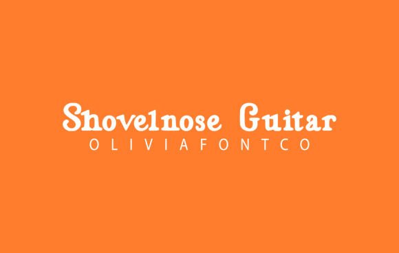 Shovelnose Guitar Font
