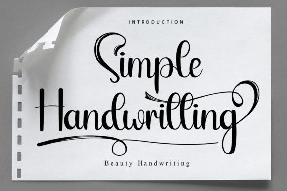Simple Handwritting: A Script Font Built for Modern Web Design