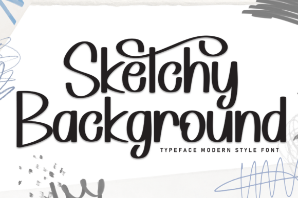 Sketchy Background: A Script Font for Elegant Design