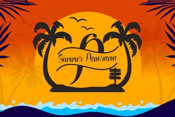 Summer Panorama Monogram: A Display Font for Digital Storytellers