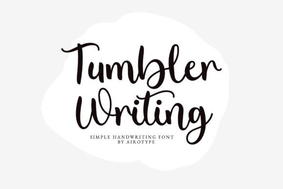 Tumbler Writing Font Review