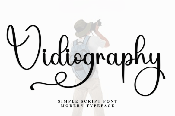 Vidiography: A Script Font for Elegant Design