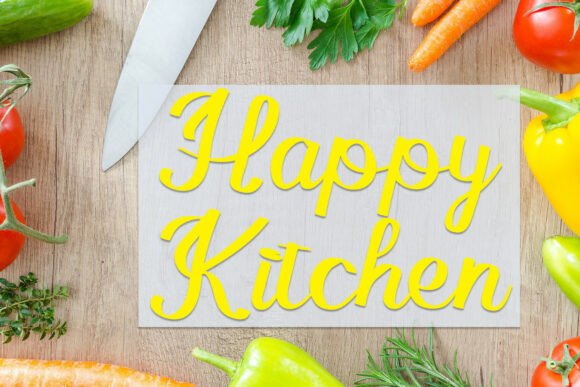 Why Happy Kitchen font makes campaign visuals instantly more recognizable